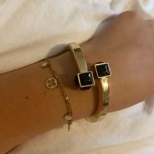 Black and gold bracelet